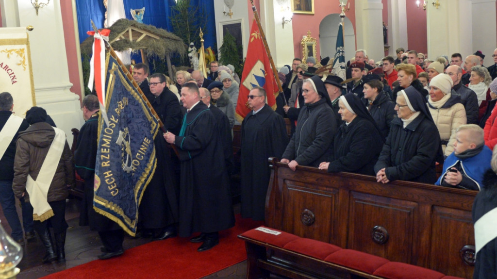 Spotkanie opłatkowe z biskupem w Jarocinie