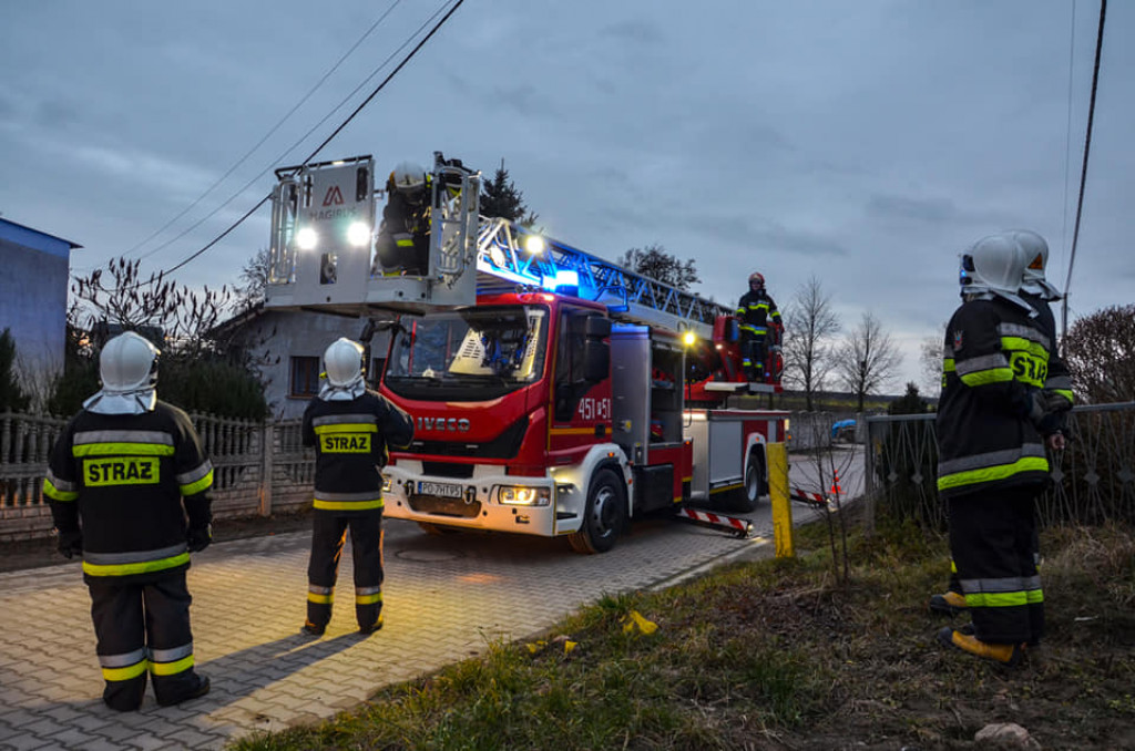 Dwa pożary. Jeden po drugim. W gminie Jarocin