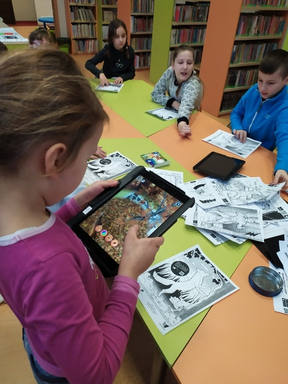 Zakodowany drugi tydzień ferii w bibliotece