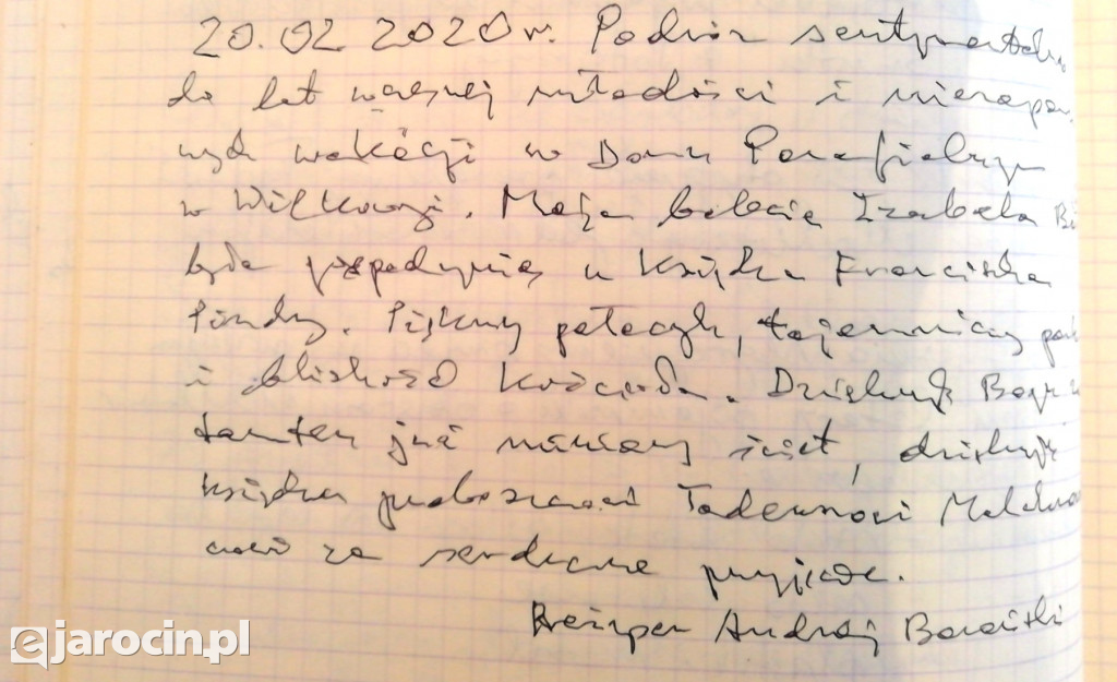 A. Barański w podróży po Jarocinie i Żerkowie