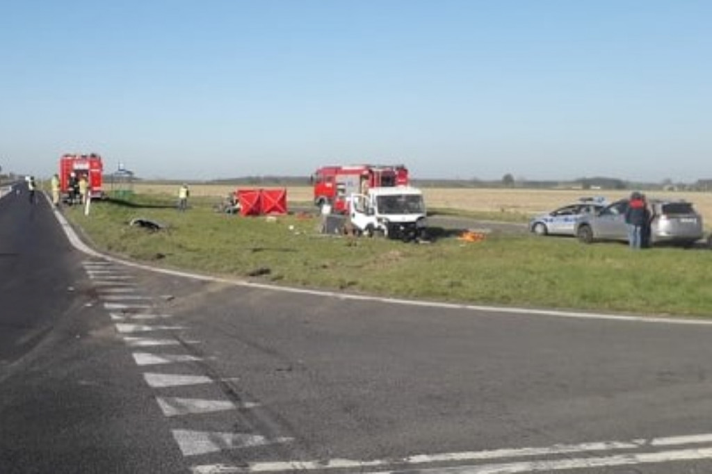 Tragiczny wypadek na drodze krajowej nr 12