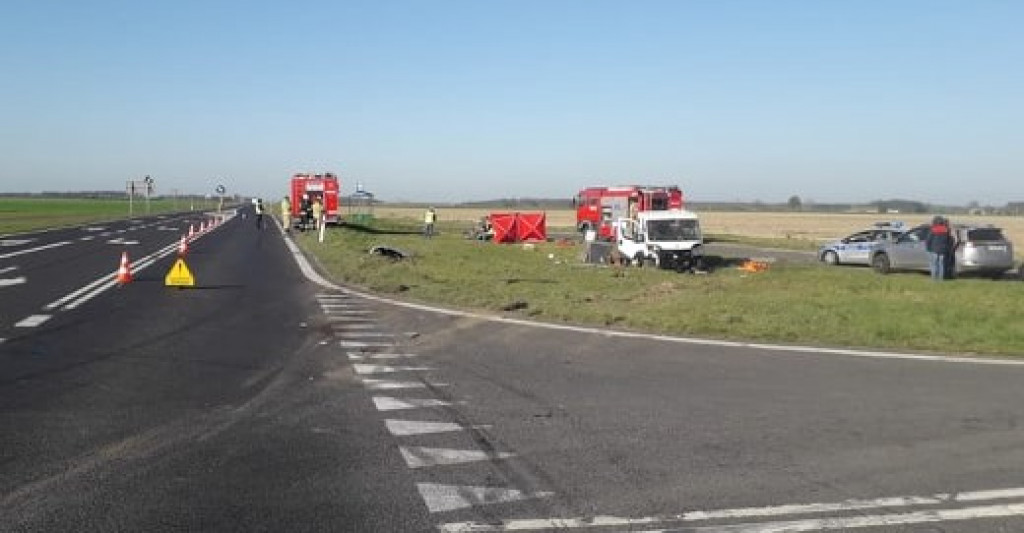 Tragiczny wypadek na drodze krajowej nr 12