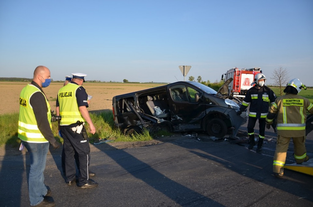 Wypadek w Roszkowie
