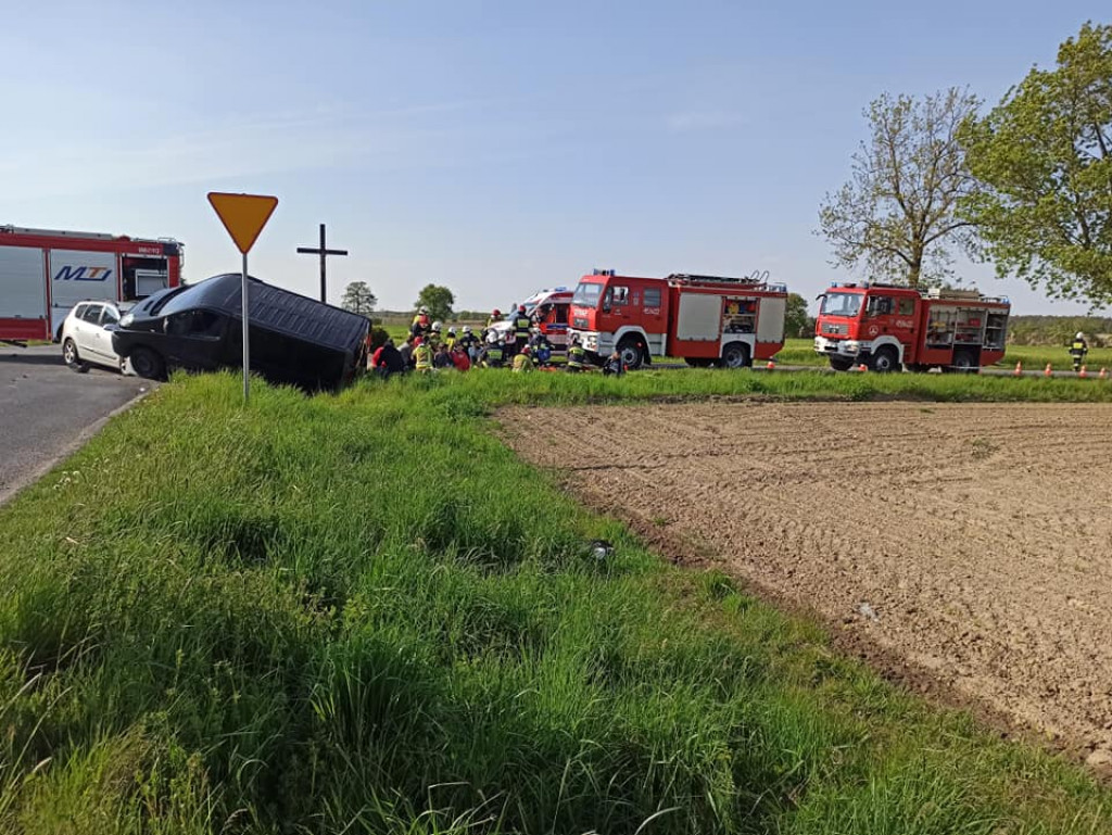 Wypadek w Roszkowie