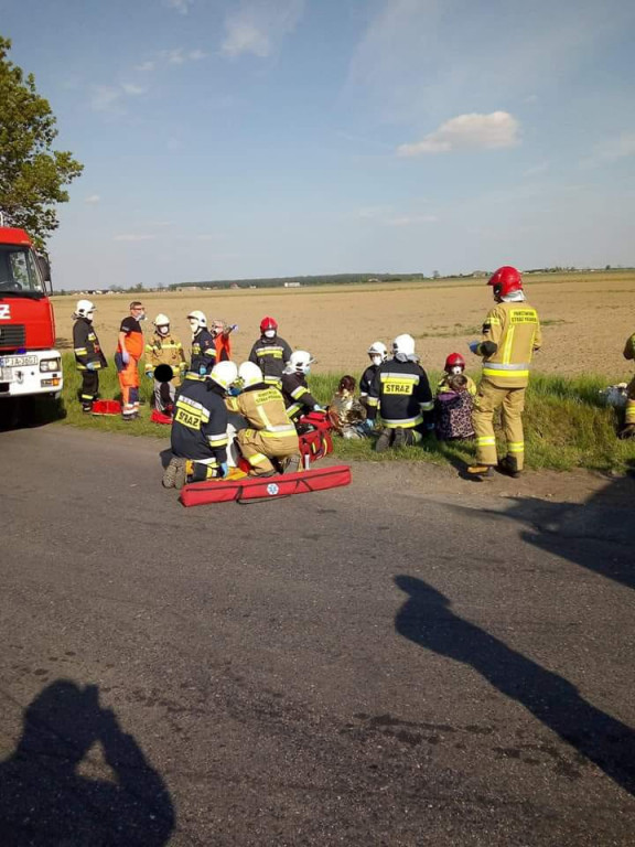 Wypadek w Roszkowie