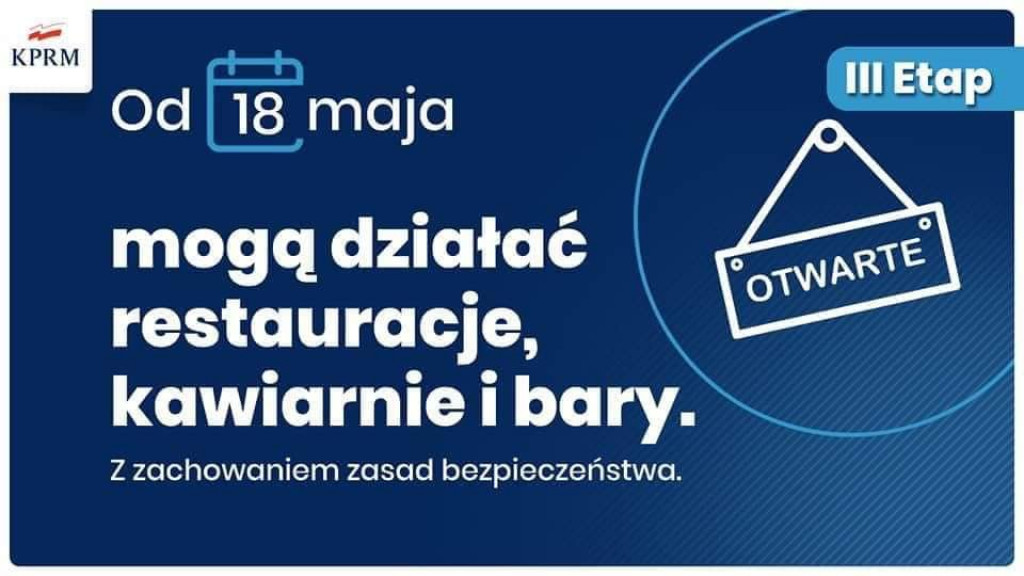 III etap znoszenia obostrzeń związanych z koronawirusem