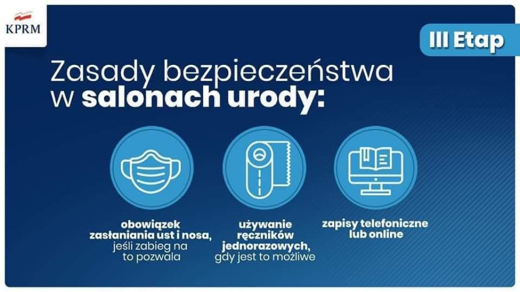 III etap znoszenia obostrzeń związanych z koronawirusem