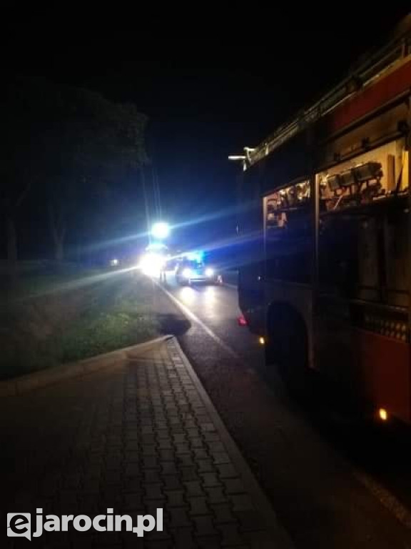 Rowerzystka na poboczu dk. 11 w Witaszycach
