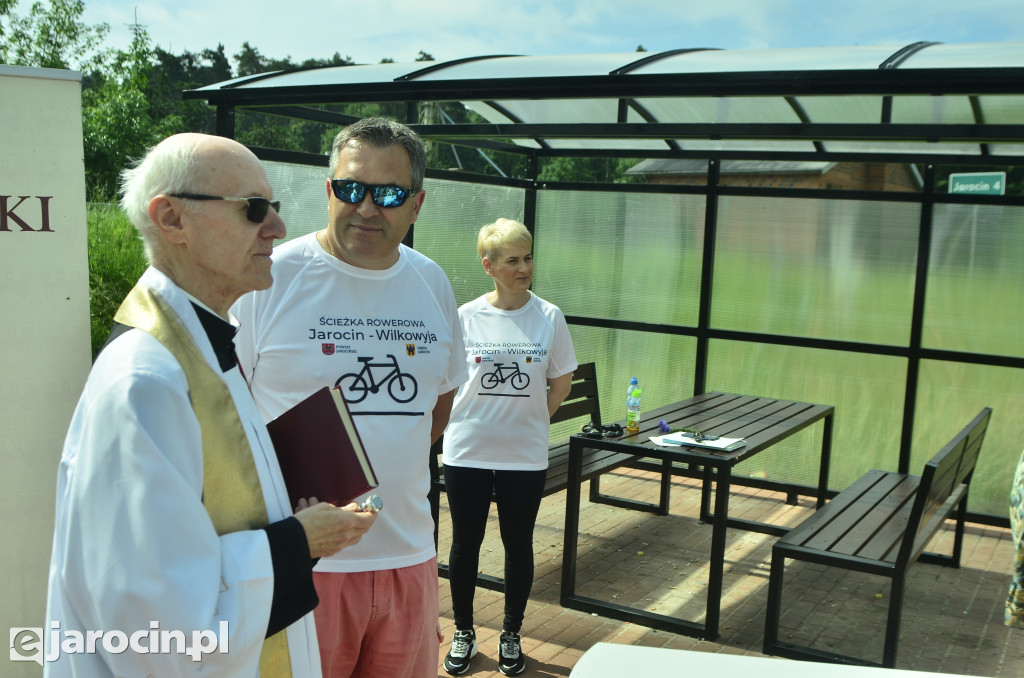 Otwarcie ścieżki rowerowej z Jarocina do Wilkowyi