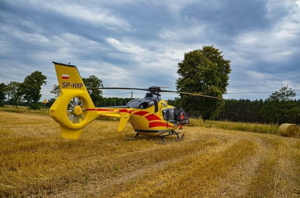 Wypadek na trasie z Tarzec do Lubinii Małej
