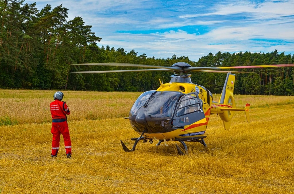 Wypadek na trasie z Tarzec do Lubinii Małej
