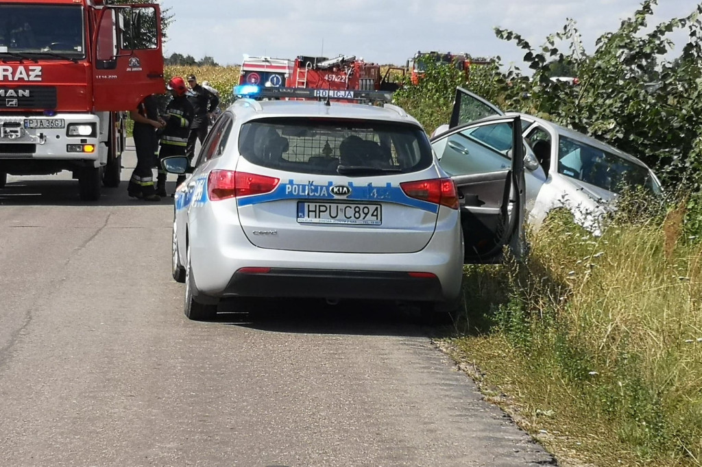 Wypadek na drodze Radlin-Wilkowyja