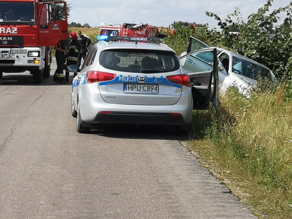 Wypadek na drodze Radlin-Wilkowyja