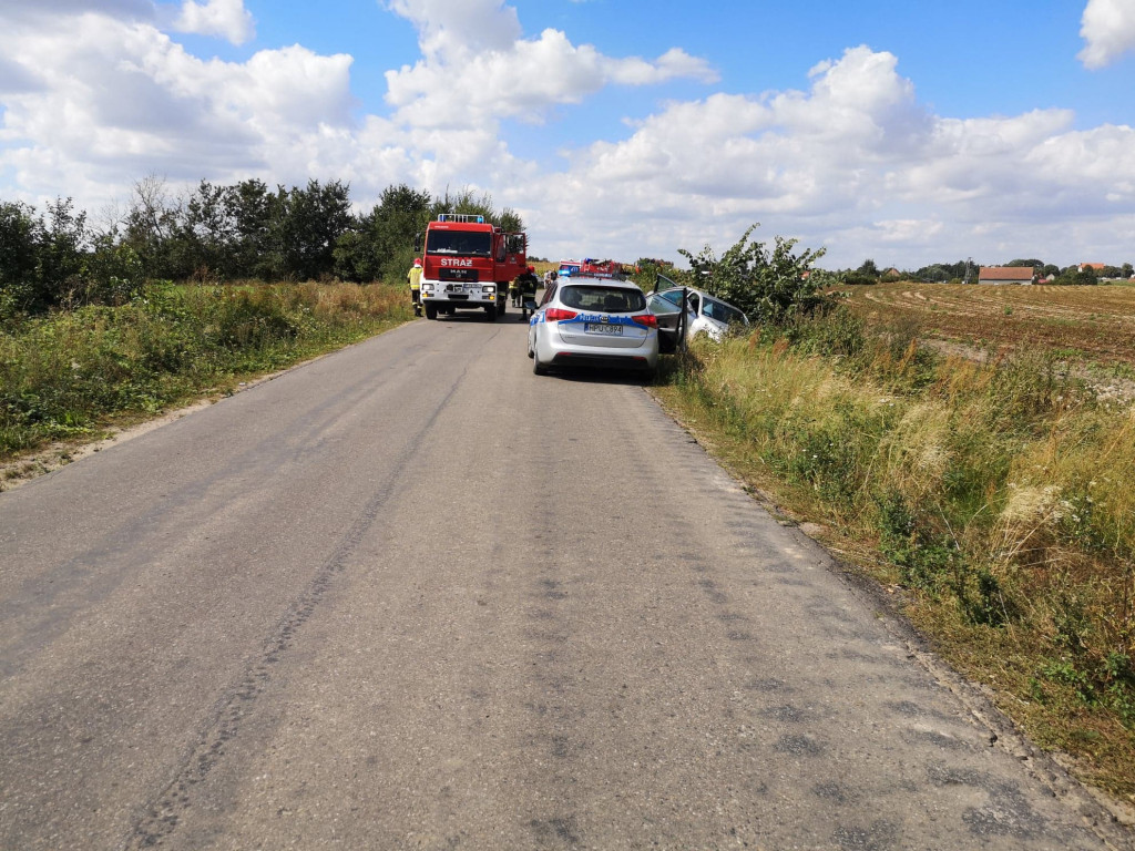 Wypadek na drodze Radlin-Wilkowyja
