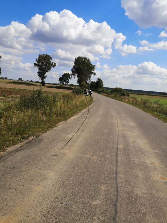 Wypadek na drodze Radlin-Wilkowyja