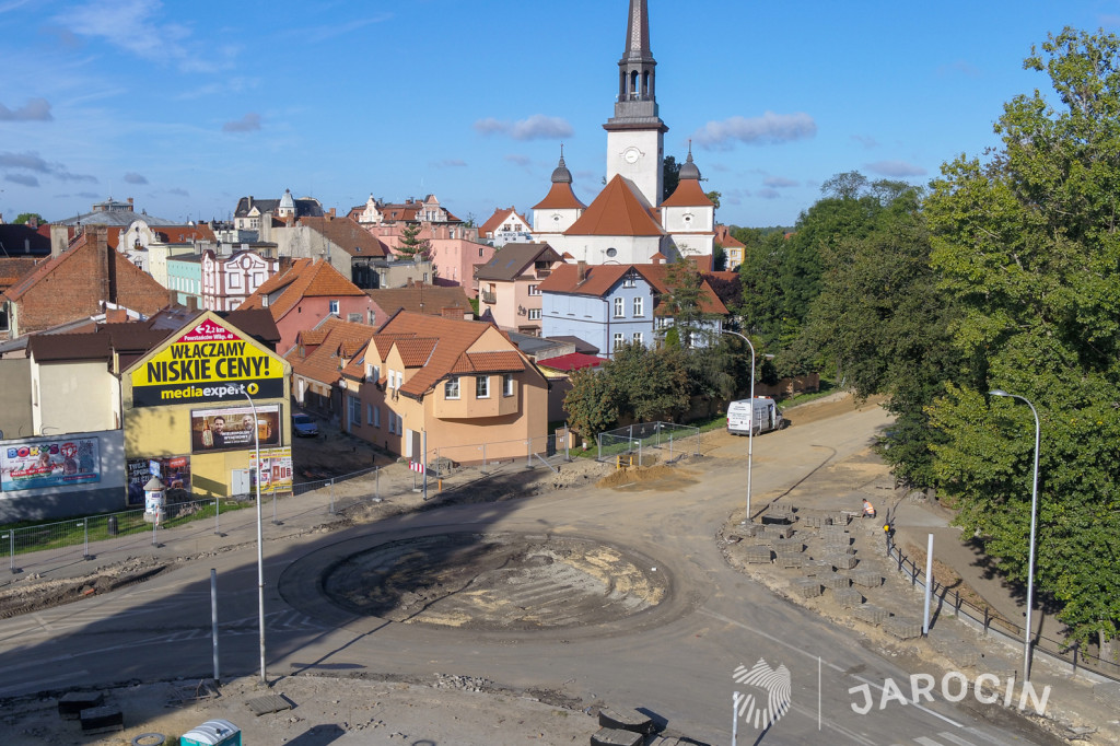 Nowe rondo w centrum Jarocina już powstaje