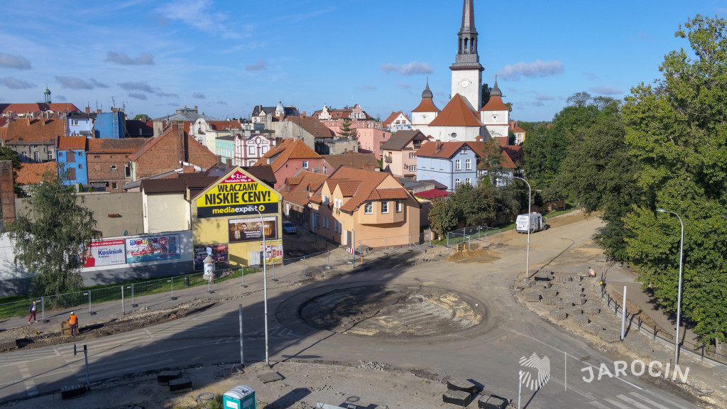 Nowe rondo w centrum Jarocina już powstaje