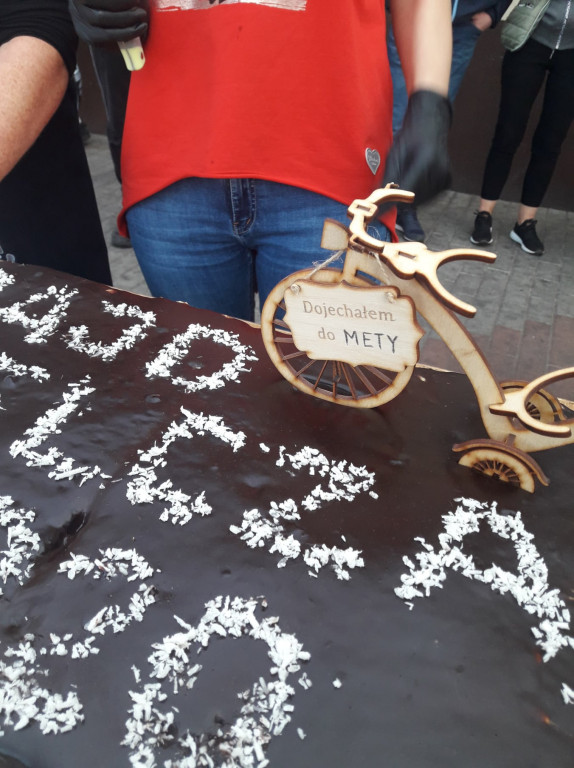 136 osób i 14 km na rowerach