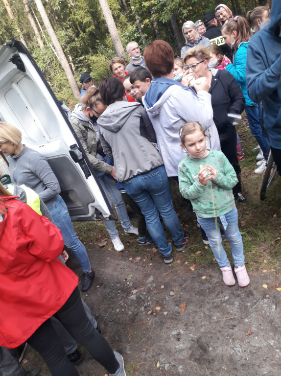 136 osób i 14 km na rowerach