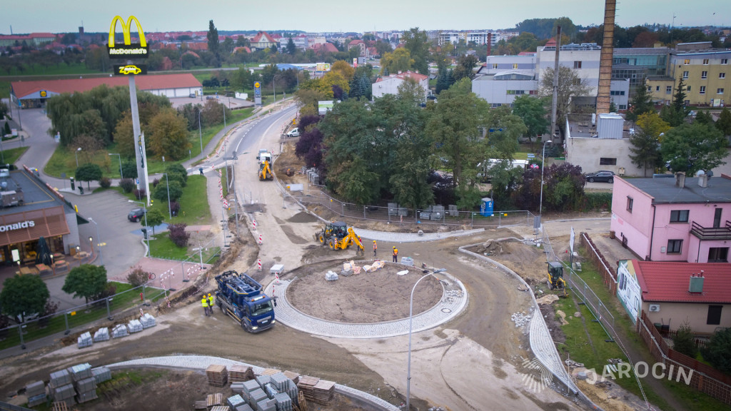 Nowe rondo w centrum Jarocina już powstaje
