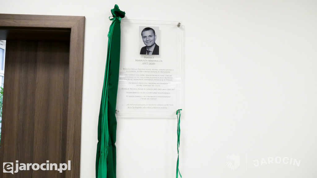 Mariusz Malynicz upamiętniony w Jarocinie