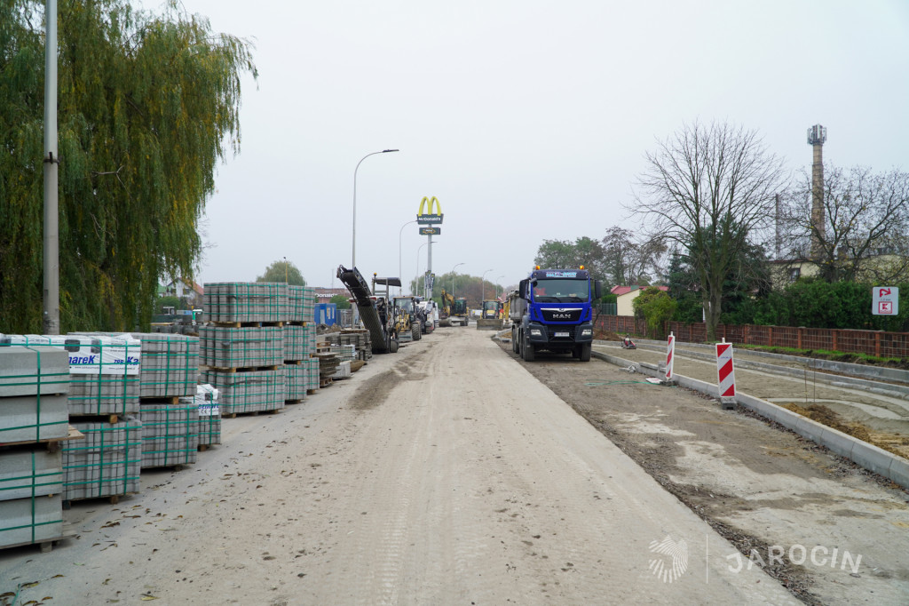 Nowe rondo w centrum Jarocina już powstaje