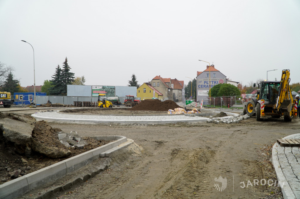 Nowe rondo w centrum Jarocina już powstaje