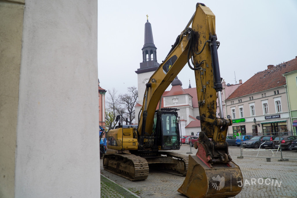 Rozkopane centrum Jarocina