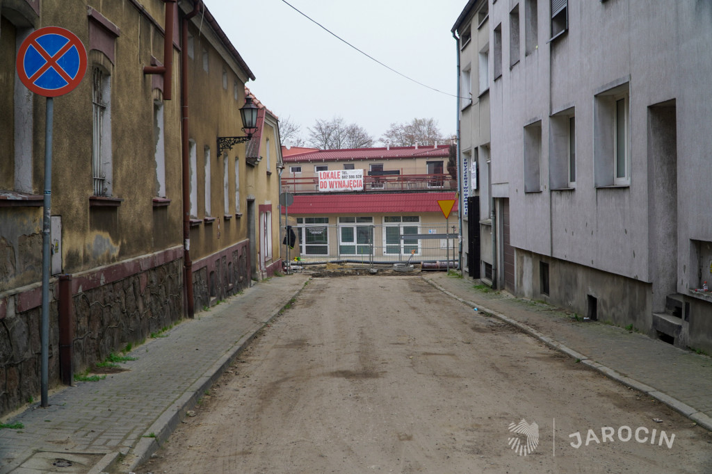 Rozkopane centrum Jarocina
