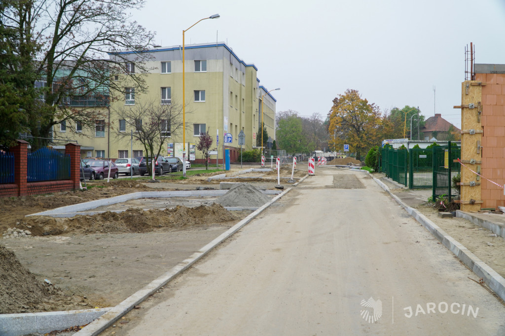 Rozkopane centrum Jarocina