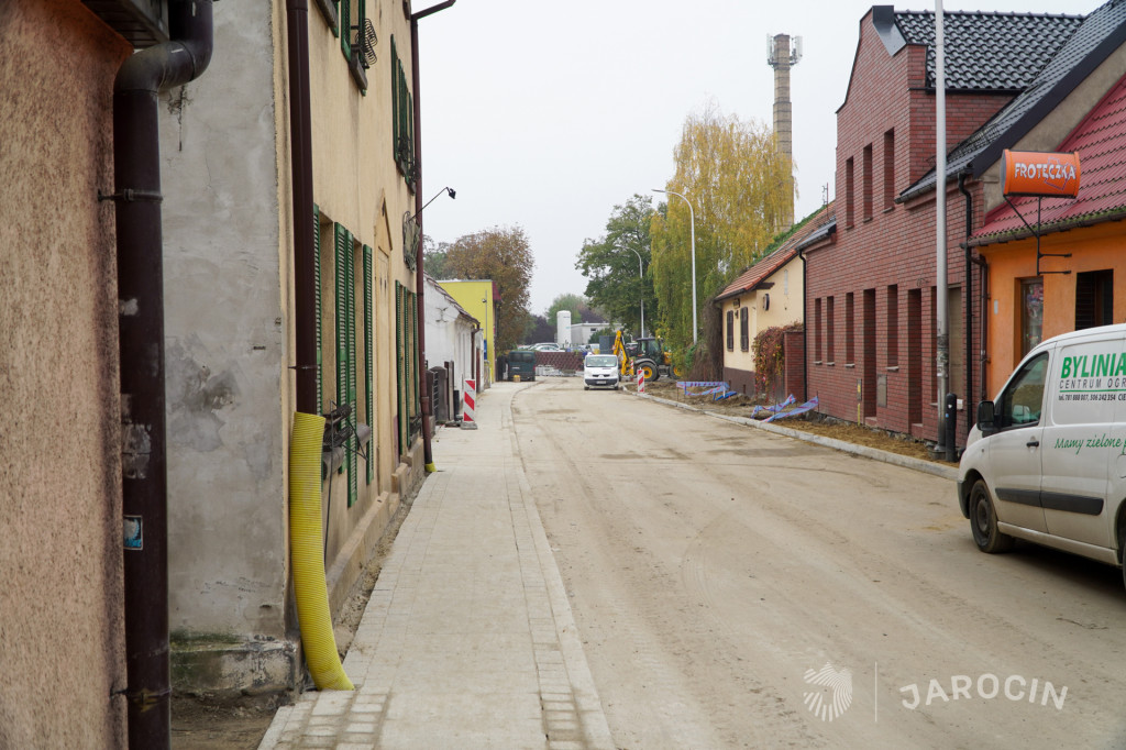 Rozkopane centrum Jarocina