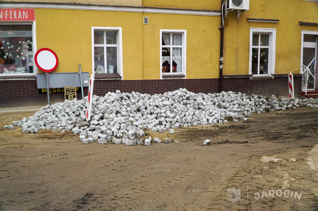 Rozkopane centrum Jarocina