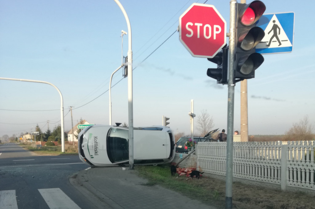 Sucha. Zderzenie dwóch samochodów