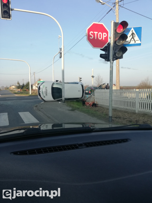 Sucha. Zderzenie dwóch samochodów