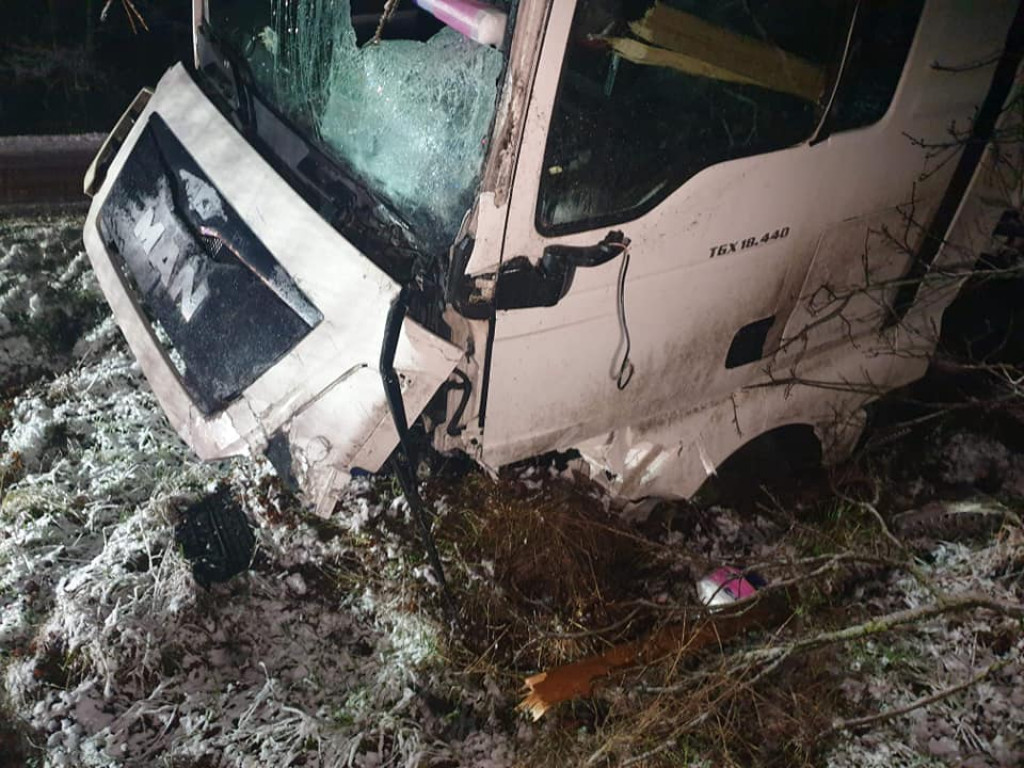 Wypadek między Tarcami a Lubinią Małą