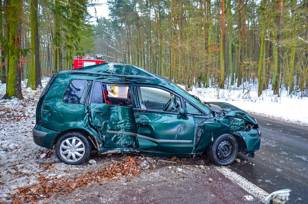 Wypadek na drodze Jarocin - Wola Książęca
