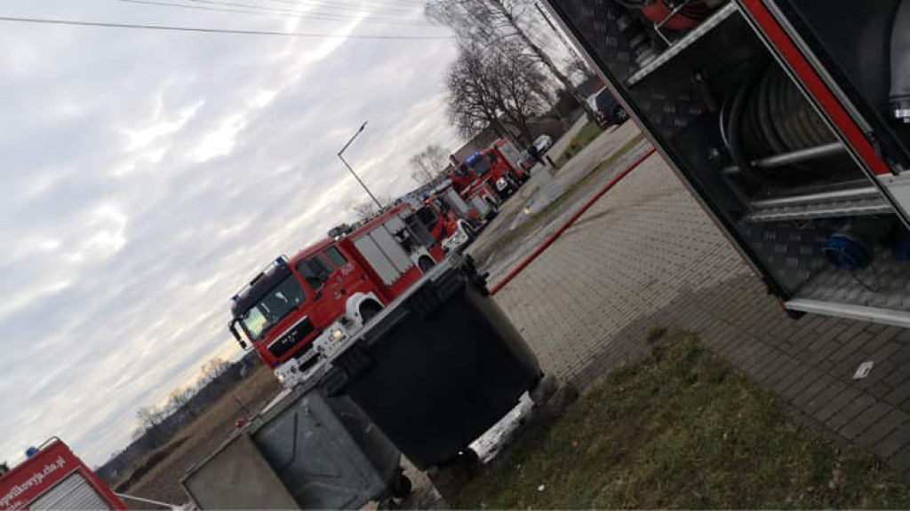 Pożar mieszkania w Łuszczanowie