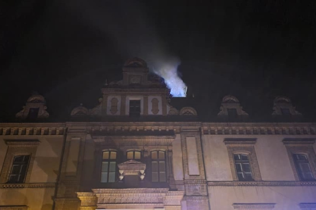 Ogień w domu dziecka w Górze