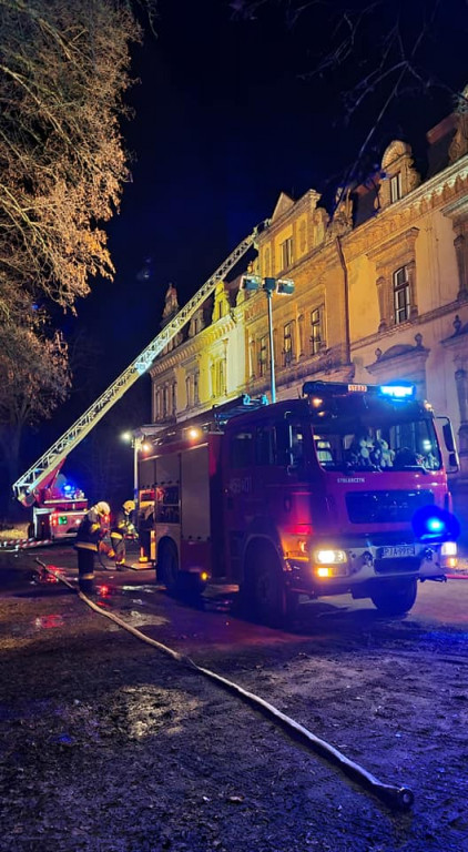 Ogień w domu dziecka w Górze