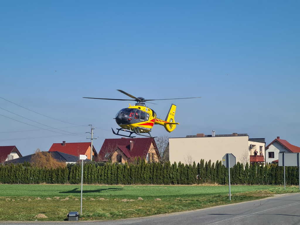 Wypadek na skrzyżowaniu w Żerkowie