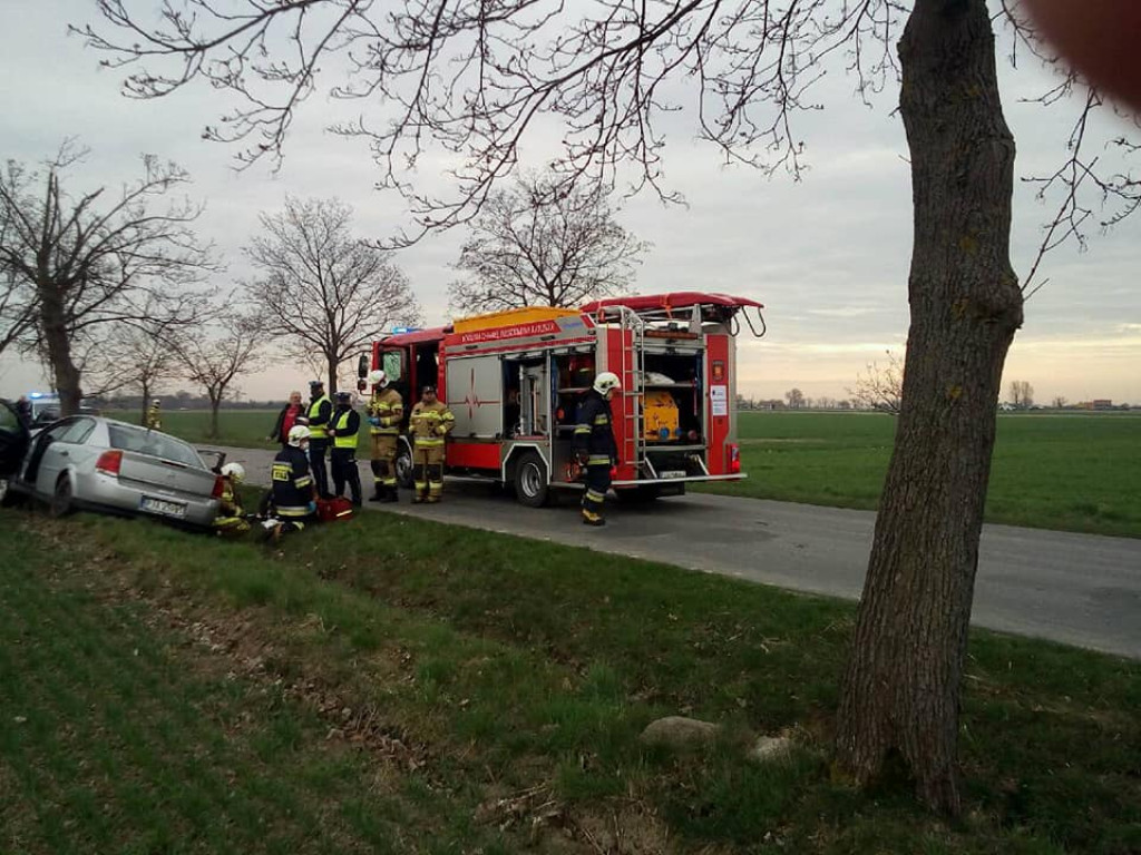 Wypadek na ul. Jarocińskiej w Noskowie
