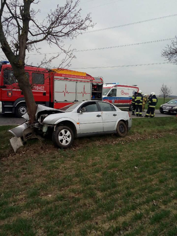Wypadek na ul. Jarocińskiej w Noskowie