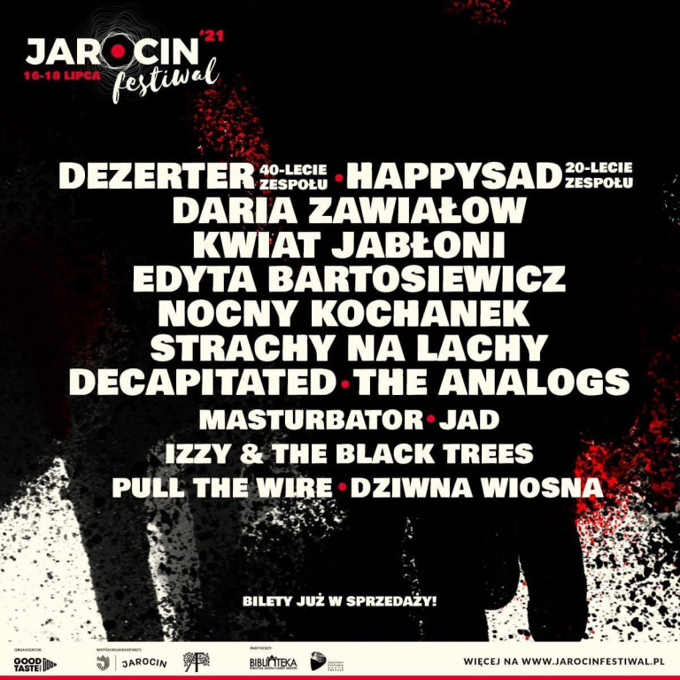 Nowi artyści w line-upie Jarocin Festiwal 2021