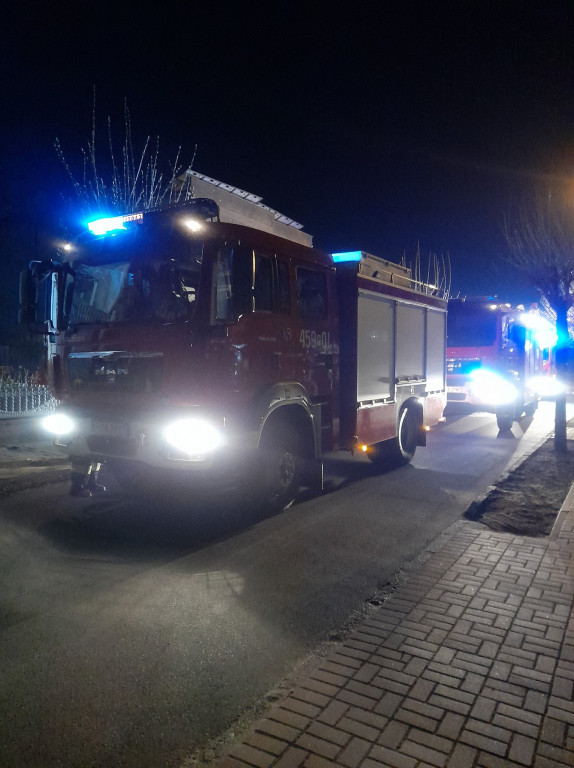 Pożar sadzy w jednym z kominów w Jaraczewie