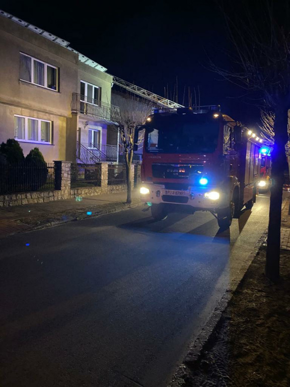 Pożar sadzy w jednym z kominów w Jaraczewie