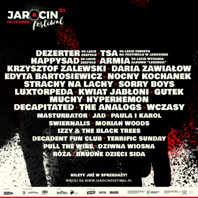 Nowi artyści w line-upie Jarocin Festiwal 2021
