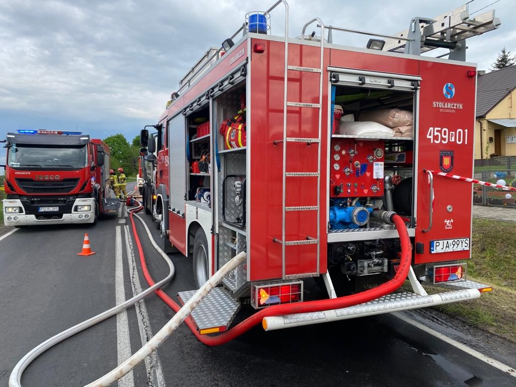 Wypadek na drodze krajowej nr 12 między Jarocinem i Jaraczewem