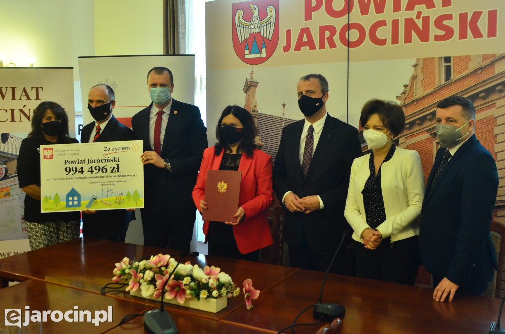 Wizyta Marleny Maląg w Jarocinie