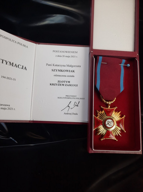 Wicestarosta odznaczona przez prezydenta