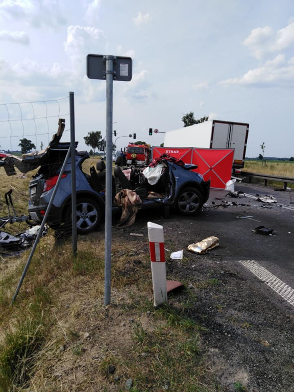 Wypadek na drodze krajowej nr 11